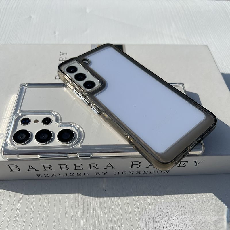 S23 FE เคสโทรศัพท์มือถือ Tpu แข็ง แบบใส หนา กันกระแทก สําหรับ Samsung S24 S23 S22 S21 S20 Ultra Plus FE A12 A13 A14 A15 A23 A32 A33 A34 A35 A42 A54 A55 A52 A52S A72 A73