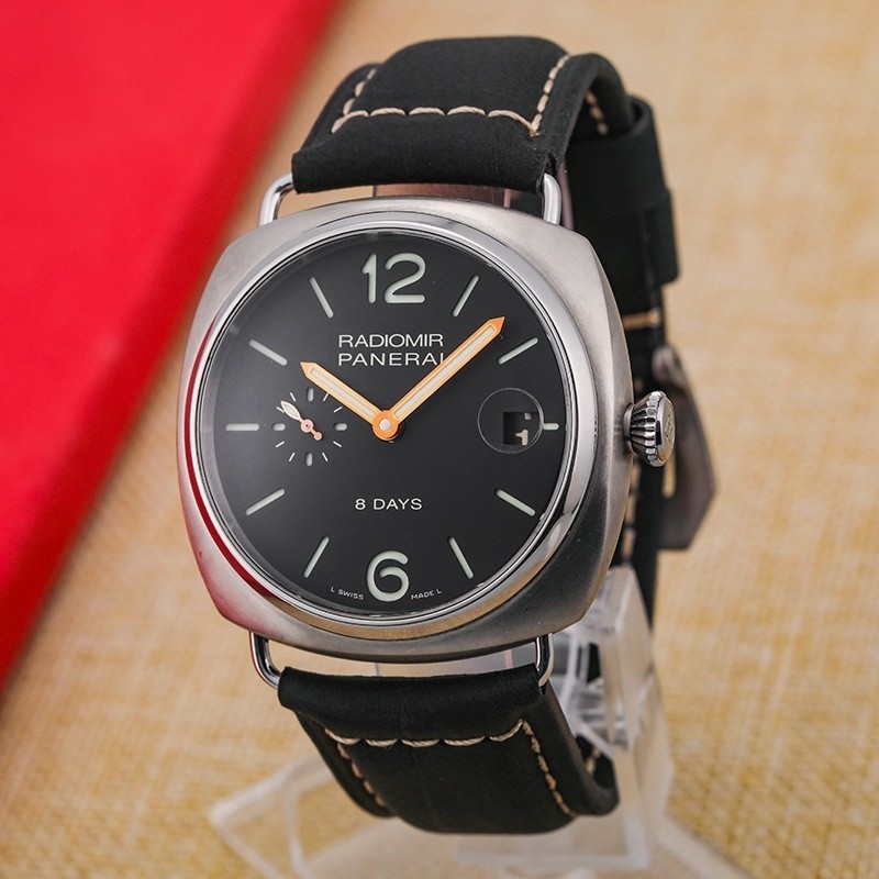 Panerai Panerai Panerai PAM00346 นาฬิกาข้อมือ แบบแมนนวล วัสดุไทเทเนียม 45 มม.