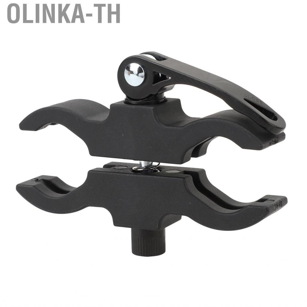 Olinka-th Bike Lamp Mount Holder Clip 25‑35mm Adjustable Front Mounting Clamp