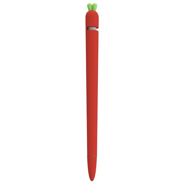 พร้อมส่ง เคสปากกาสไตลัส ซิลิโคน รูปแครอท สําหรับ Apple Pencil 1