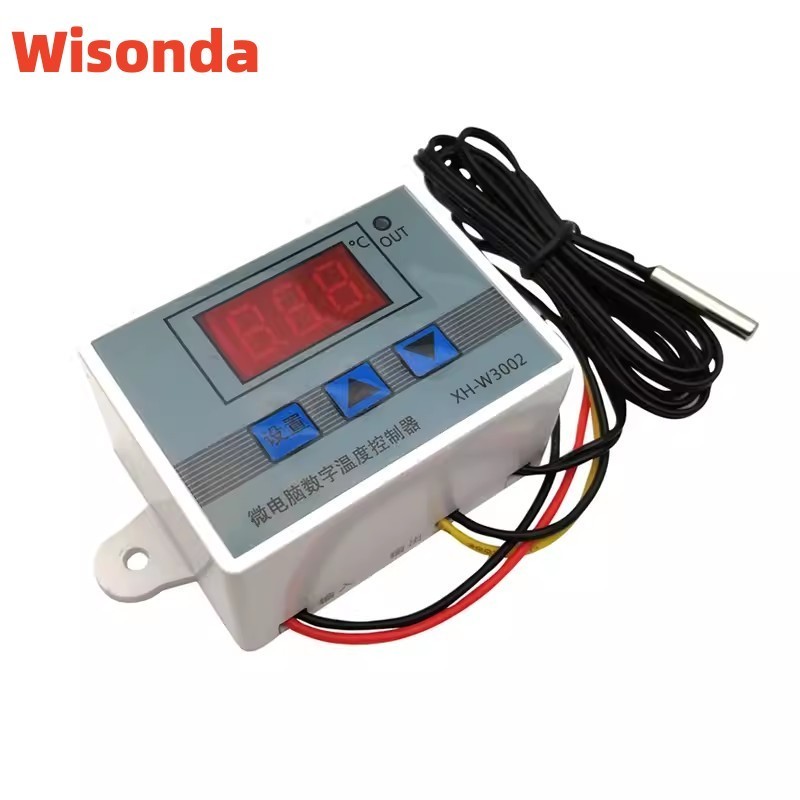 Aideepen Xh-W3002 เครื่องฟักไข่ดิจิตอล ควบคุมอุณหภูมิ 0.1 Dc 12v 24v Ac 110v-220v