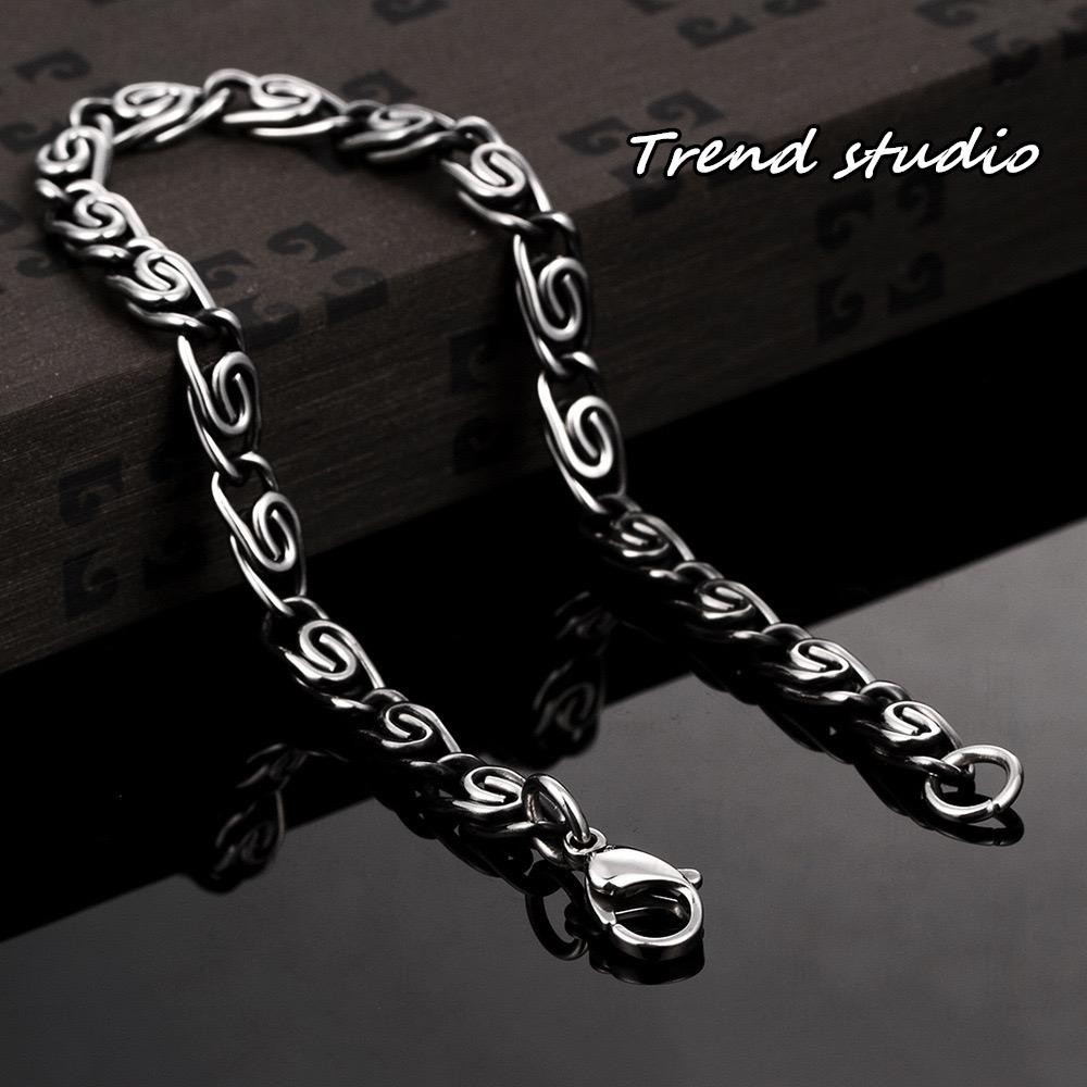 สายรัดข้อมือคลิปหนีบกระดาษมีสไตล์ ทำจากเหล็กไทเทเนียม ไม่ลอกหรือเปลี่ยนเป็นสีดำ พร้อมส่งจากไทย