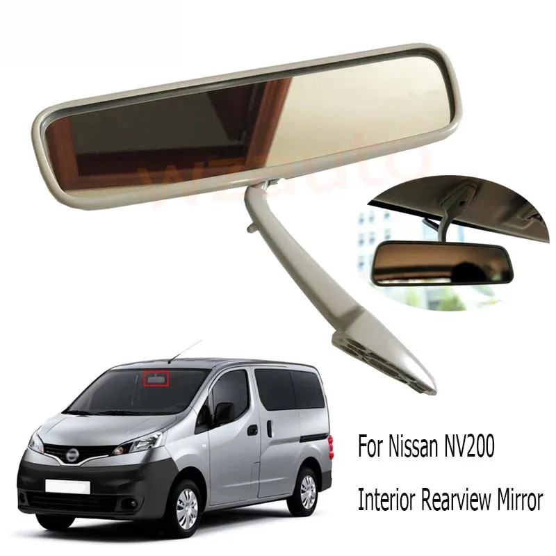 อุปกรณ์ตกแต่งรถยนต์กระจกมองหลังภายในสําหรับ Nissan NV200 กระจกมองหลังภายใน