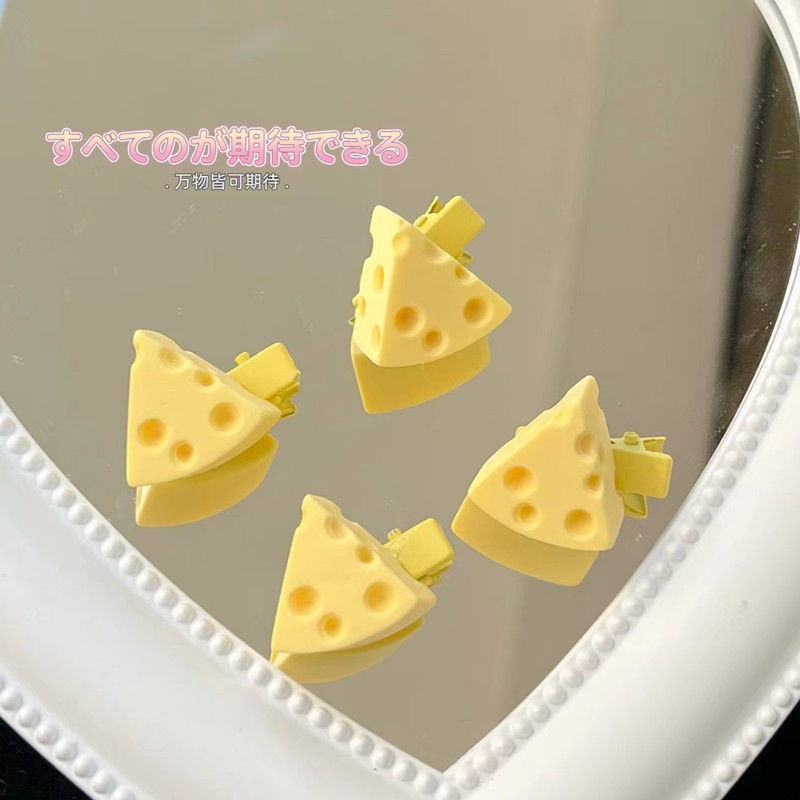 Ins กิ๊บติดผมชีส น่ารัก ญี่ปุ่น สาวหวาน หัวใจ นักเรียน มินิ กิ๊บ เครื่องประดับผม เรียบง่าย เข้ากับทุกการแต่งกาย - รูปที่ 7