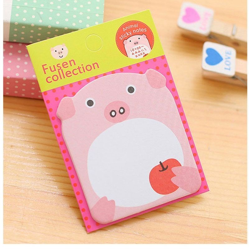 กระดาษโน๊ต ลายการ์ตูนสัตว์ แบบสร้างสรรค์ สําหรับนักเรียน ที่คั่นหนังสือ ปฏิทิน ไอเทมนักเรียน กระดาษห่อของขวัญ - รูปที่ 4