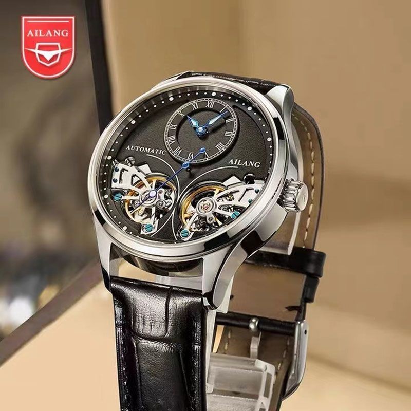 [พร้อมส่ง] Swiss Ailang นาฬิกาข้อมืออัตโนมัติ กันน้ํา สําหรับผู้ชาย