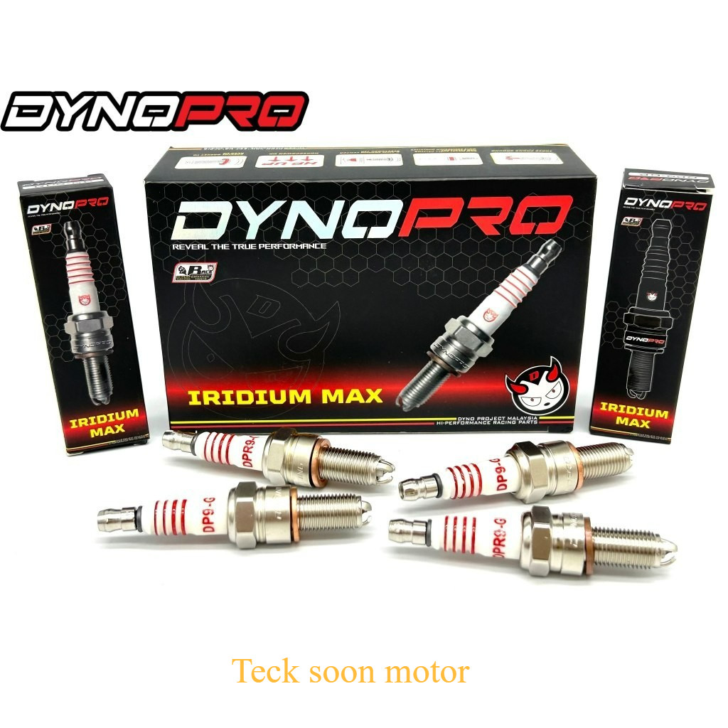 (ฟรี POS) New Racing DYNOPRO RACING PLUG IRIDIUM MAX สําหรับ RIDER Y15ZR/LC135 V1 TO V8/Y16ZR FZ150