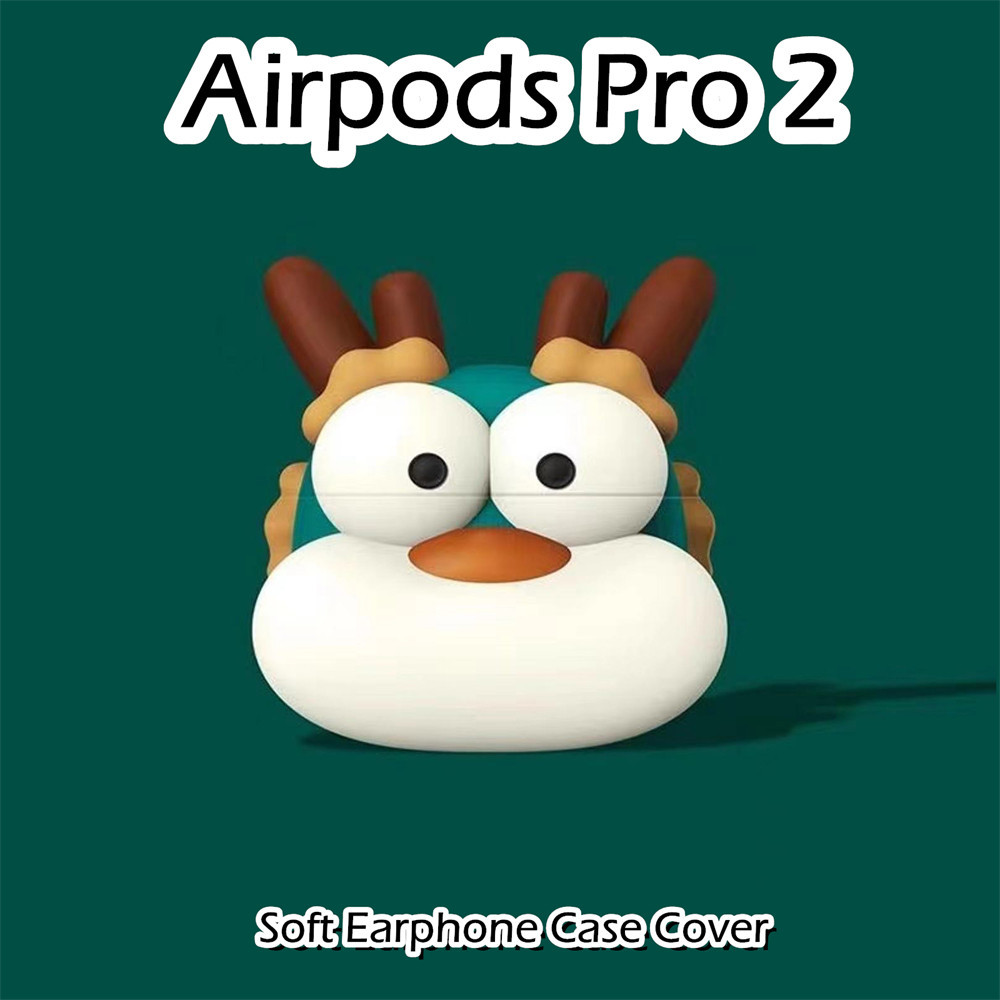 【ของแท้】นําไปใช้กับ Airpods Pro 2 เคส Case เคสหูฟัง การ์ตูนง่าย ซิลิโคนนุ่ม เคส เคสหูฟัง NO.3