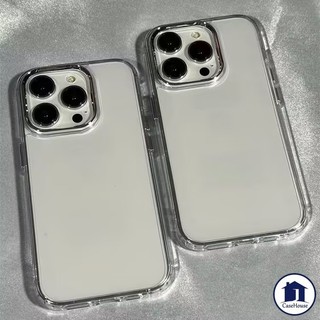 🔥ส่งจากไทย🔥เคสซอฟท์ปุ่มชุบหรูหราเข้ากันได้สำหรับ iPhone 11 13 12 14 15 Pro Max 7 8 Plus XR 7Plus X XS Max 11 12 13 Pro