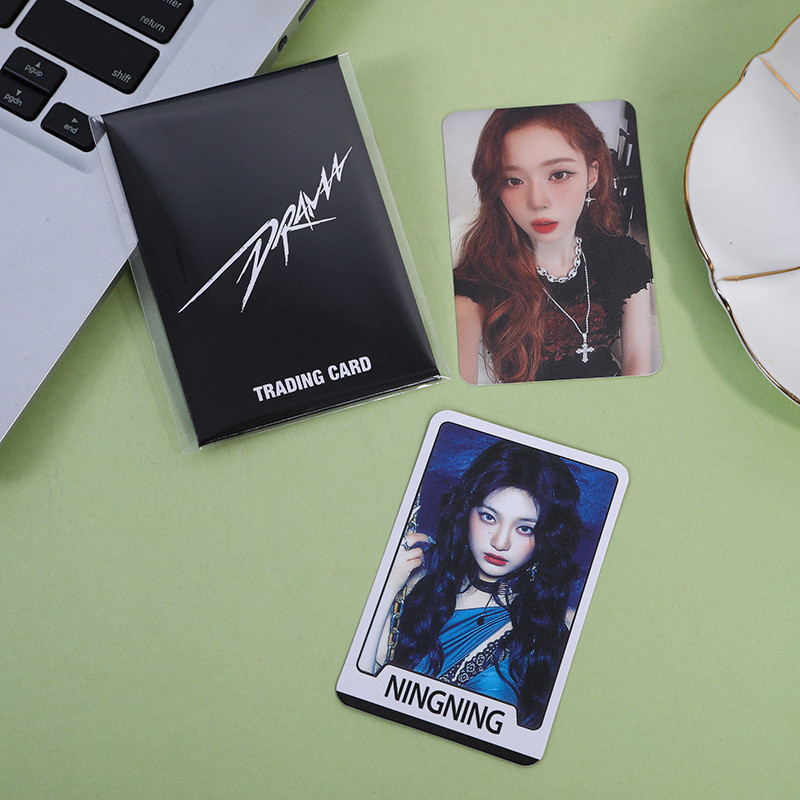2-6pcs/set Aespa Lomo Cards seasons Greetings DRAMA Photocards NINGNING WINTER GISELLE KARINA Kpop Postcards cheap items CX