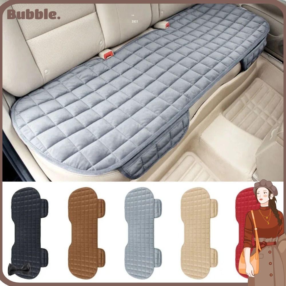Bubble ผ้าคลุมเบาะหลัง ผ้ากํามะหยี่ ให้ความอบอุ่น สบาย ไม่เลื่อนหลุด สําหรับรถยนต์