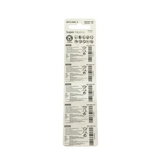 PRCEMXL ถ่านกระดุมลิเธี่ยม AG13/LR44 1.5 โวลต์ (5 ก้อน/แพ็ค)