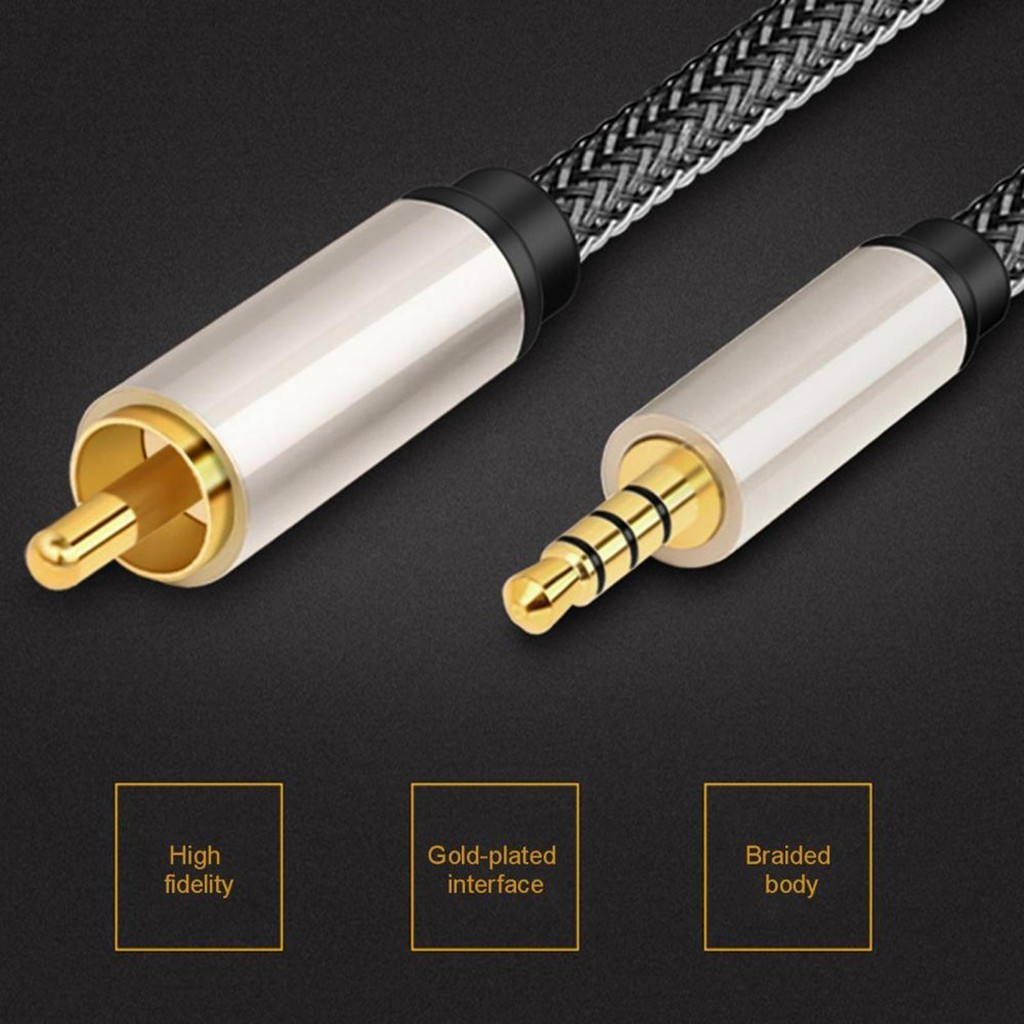 [Lszcx6l] สายสัญญาณเสียง 3.5 มม. ถึงชายเสียง Coaxial สาย AUX สําหรับอุปกรณ์โฮมเธียเตอร์