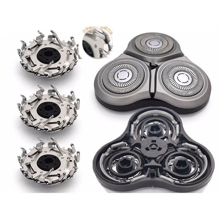 ปรับให้เข้ากับอุปกรณ์เสริมหัวโกนหนวด Mijia Xiaomi S300 S500 500C mjtxd01sks ใบมีดมีดตาข่าย