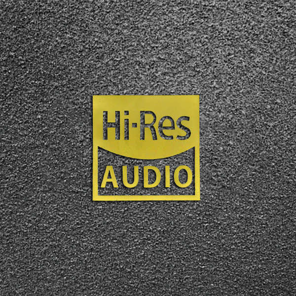 สติกเกอร์โลหะ สีทอง สําหรับติดตกแต่งโทรศัพท์มือถือ Sony Hi-res AUDIO