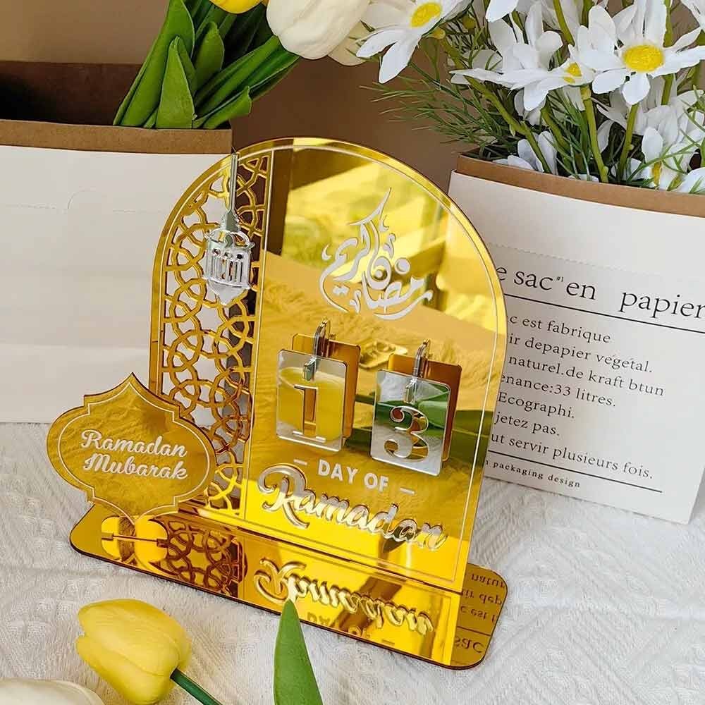 Acrylic Ramadan Countdown Calander With Replacing Numbers Ideal Gift  Decorations 2025 Partyneeds Pa