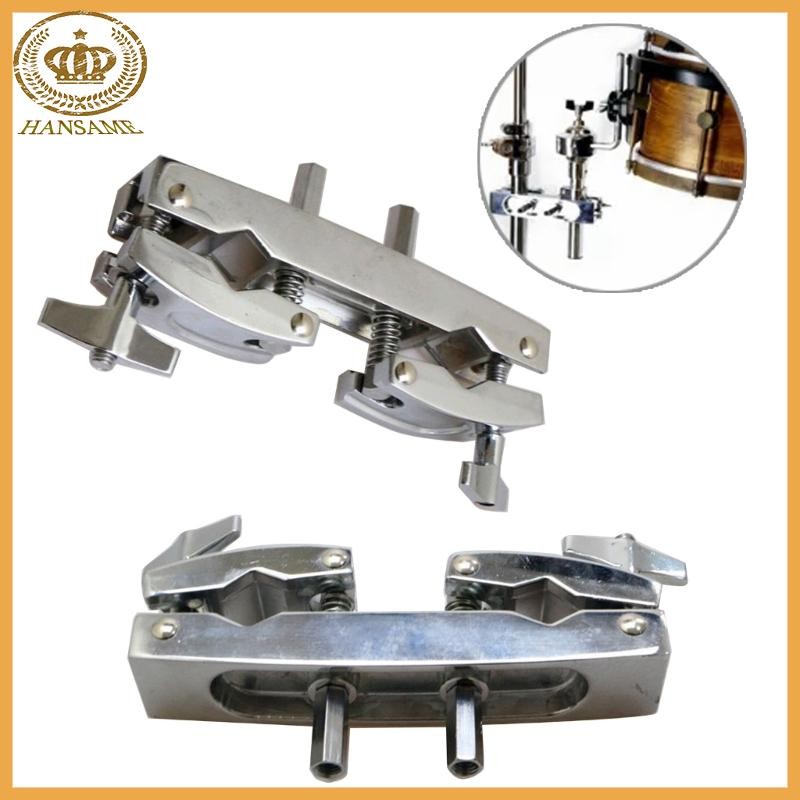 Han Drum Clamp Connecting Clamp Holder Bracket Rod Percussion Drum Clip อุปกรณ์เสริม Cowbell Holder Rack หลาย Cowbell S