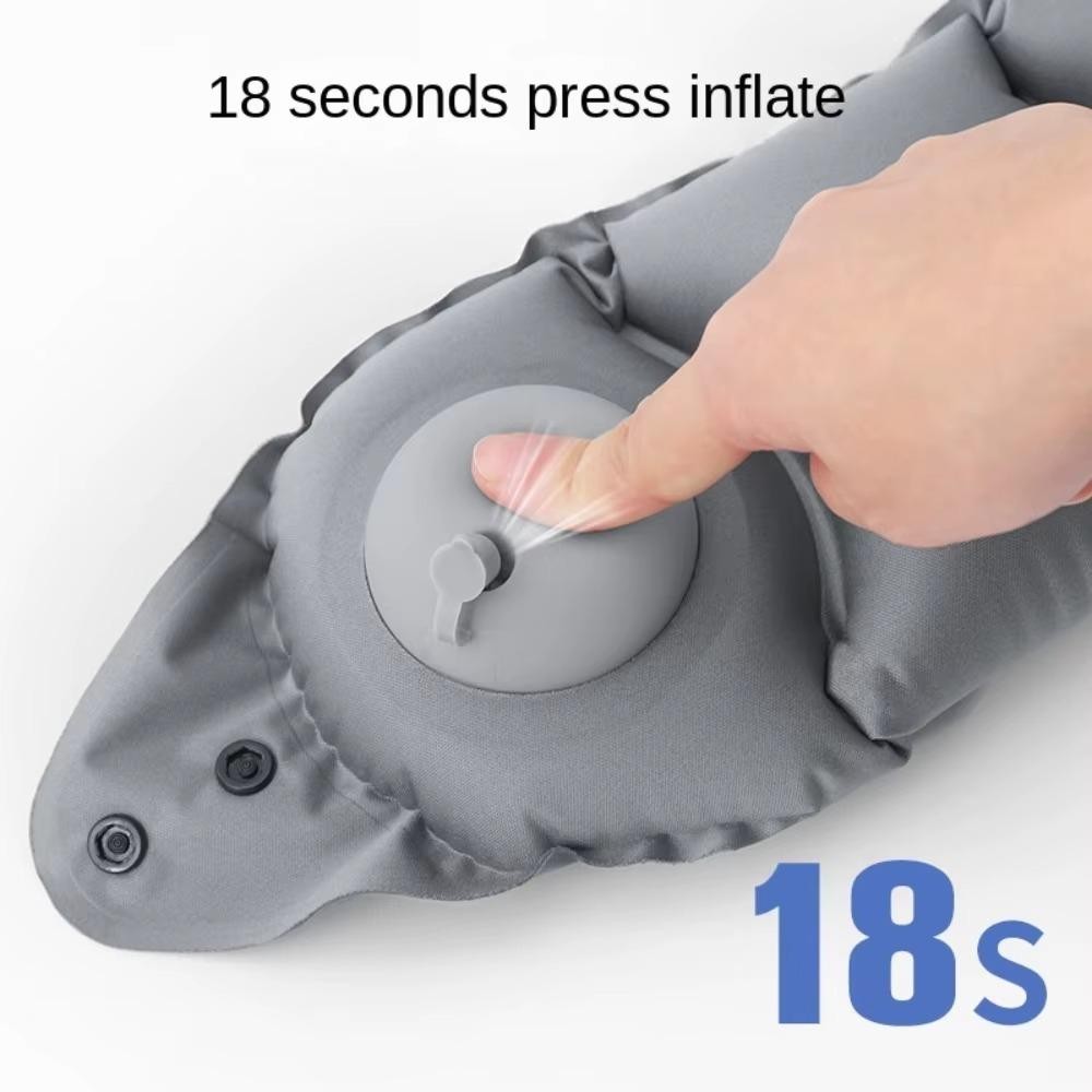 WINTE หมอนเป่าลมรูปตัว U, หมอนเดินทาง Super Light แบบกด, ที่วางคอแบบพกพาป้องกันคอ หมอนรองคอประหยัดพื้นที่ สํานักงาน - รูปที่ 4