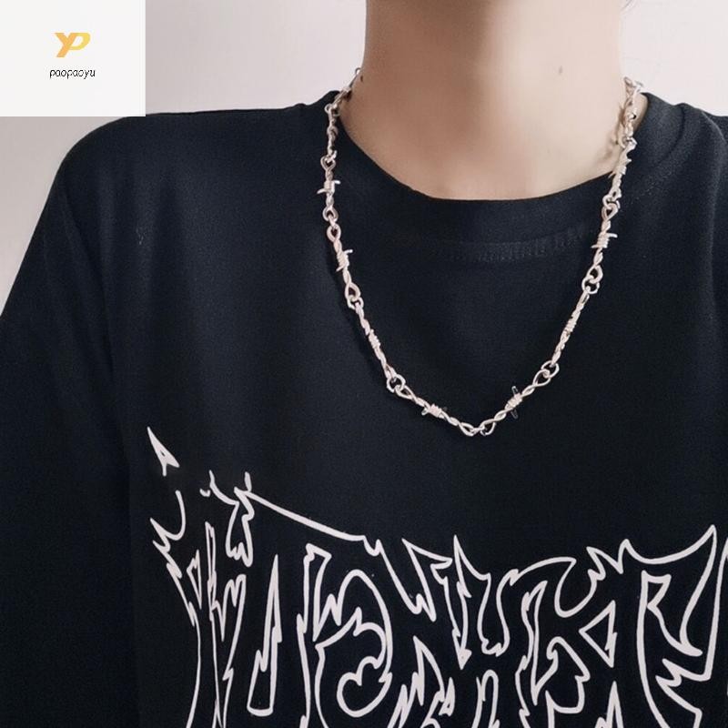 Ppy สร้อยคออเนกประสงค์สร้อยข้อมือหนามสําหรับความคิดสร้างสรรค์สําหรับเพื่อนคู่ผู้ประกาศ