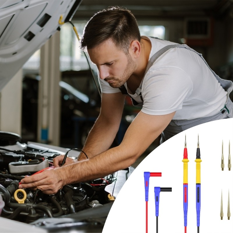 EV 20A 1000V Probes ทดสอบตะกั่ว Pin สําหรับมัลติมิเตอร์แบบดิจิตอลเข็มเคล็ดลับ Multi Meter