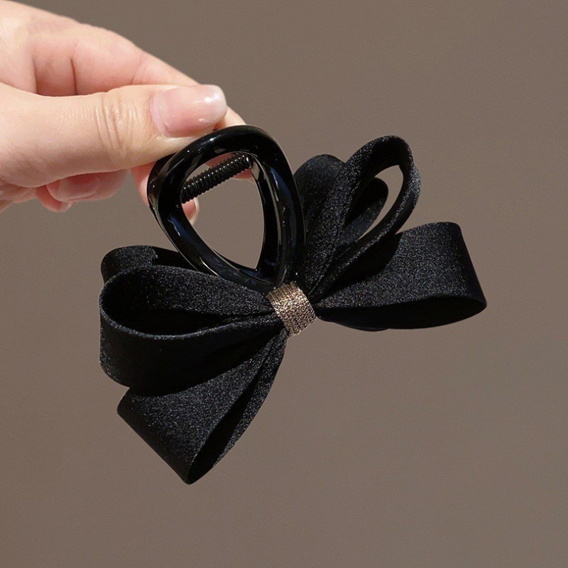 เกาหลีมุกโบว์กิ๊บอุปกรณ์ผมเจ้าหญิงเรียบผมหนีบ