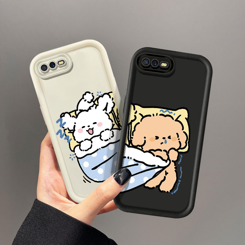 น่ารักการ์ตูนคู่สไตล์ Chan เคสโทรศัพท์สําหรับ OPPO A3S A5 A12E Realme C1 C11 C20 C12 C25 C15 C2 C30 