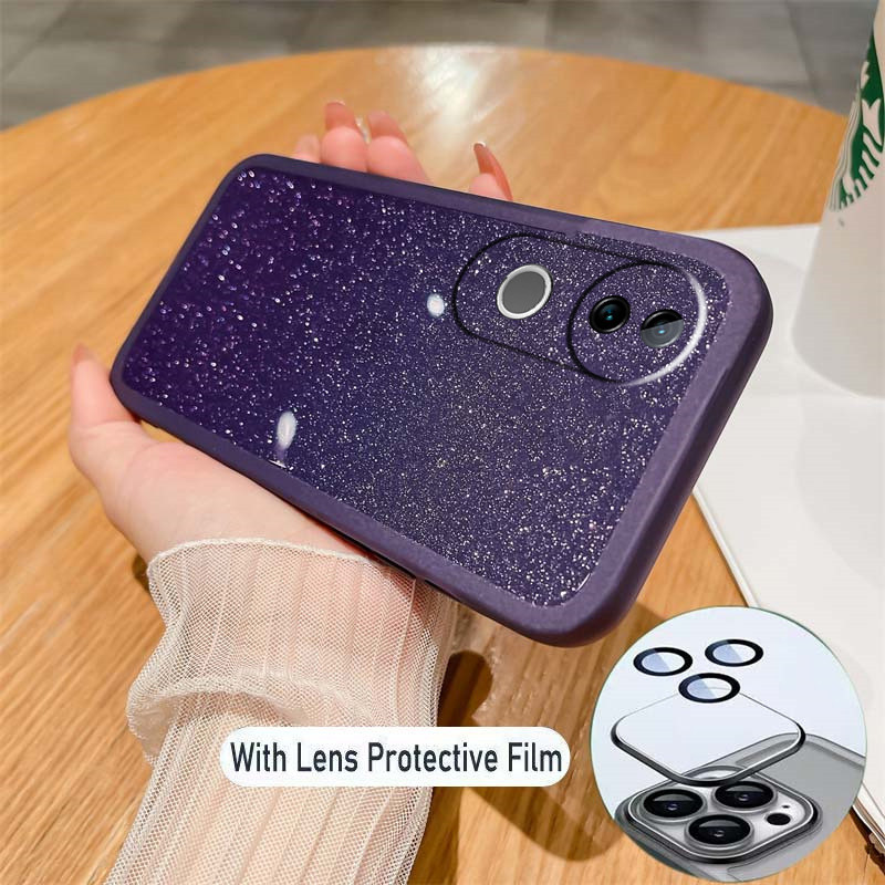 สําหรับVivo V50 V60 Pro V60 Lite Proแฟชั่นFrostedซิลิโคนกันฝุ่นนุ่มสําหรับเคสโทรศัพท์ฝาหลังVivo V50 