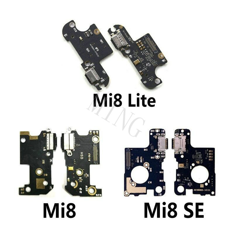 6N5G & ใหม่ USB ชาร์จ Charger Dock พอร์ต Mic Flex สําหรับ XiaoMi Mi 8 Lite Mi 8SE &