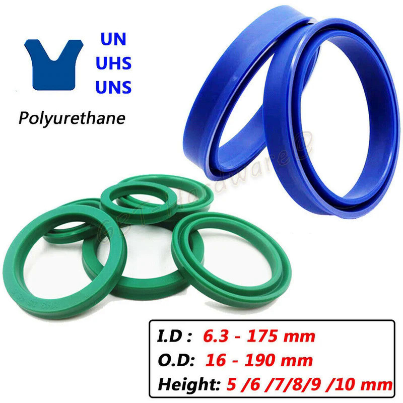 1PCS Polyurethane Hydraulic Cylinder Oil Seal UN/UNS/UHS/U/Y Type Shaft Hole General Sealing Ring Ø 