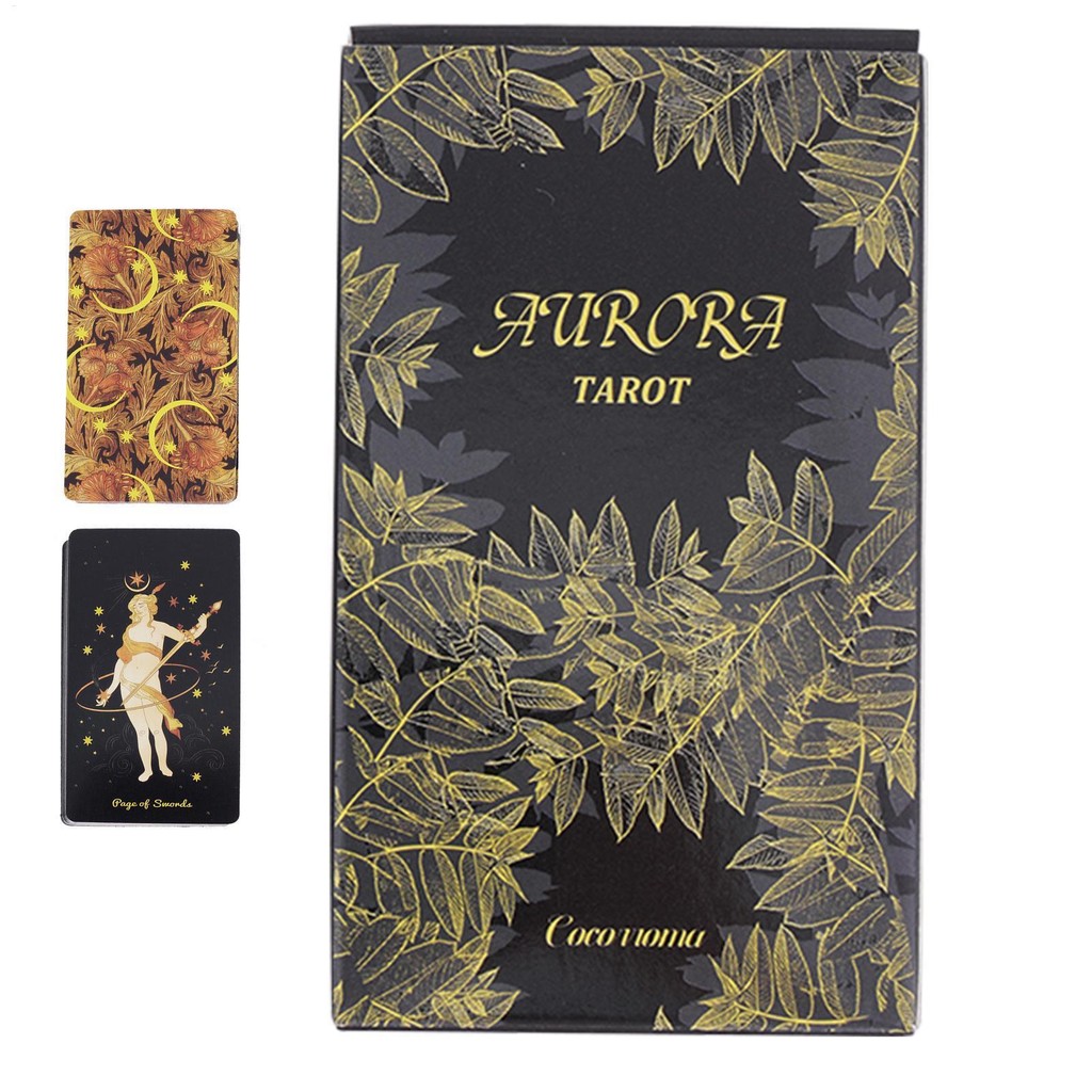 Aurora Tarot เริ่มต้น Tarot Deck 78 การ์ด Oracle ไฟ Polar Tarot Deck Fortune บอกเกมครอบครัว zhimmy