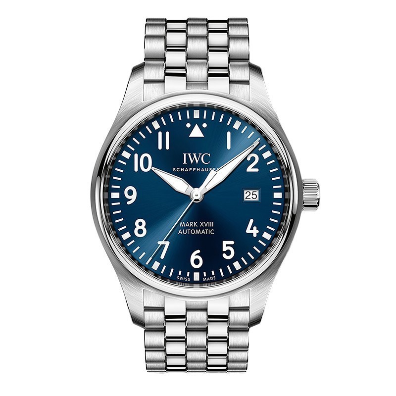 Iwc (IWC) Pilot Series Stainless Steel Automatic Mechanical Mens Watch IW327014สองนาฬิกาผู้ชายผลิตภั