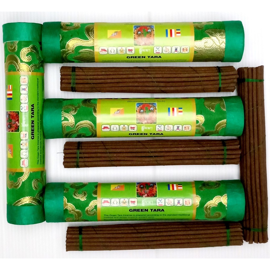 Bhutanese Style Green Tara Incense * 4 Boxes