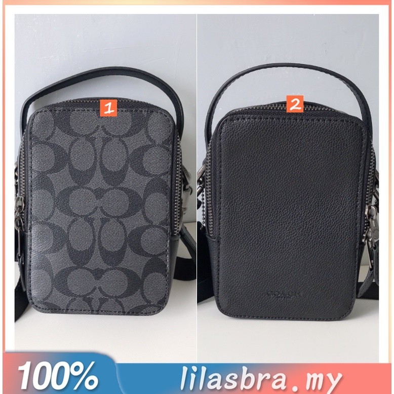 Top Handle Crossbody C3147 C3146 ผู้ชาย กระเป๋าสะพายข้าง Coac h กระเป๋าใส่โทรศัพท์ พิมพ์คลาสสิก