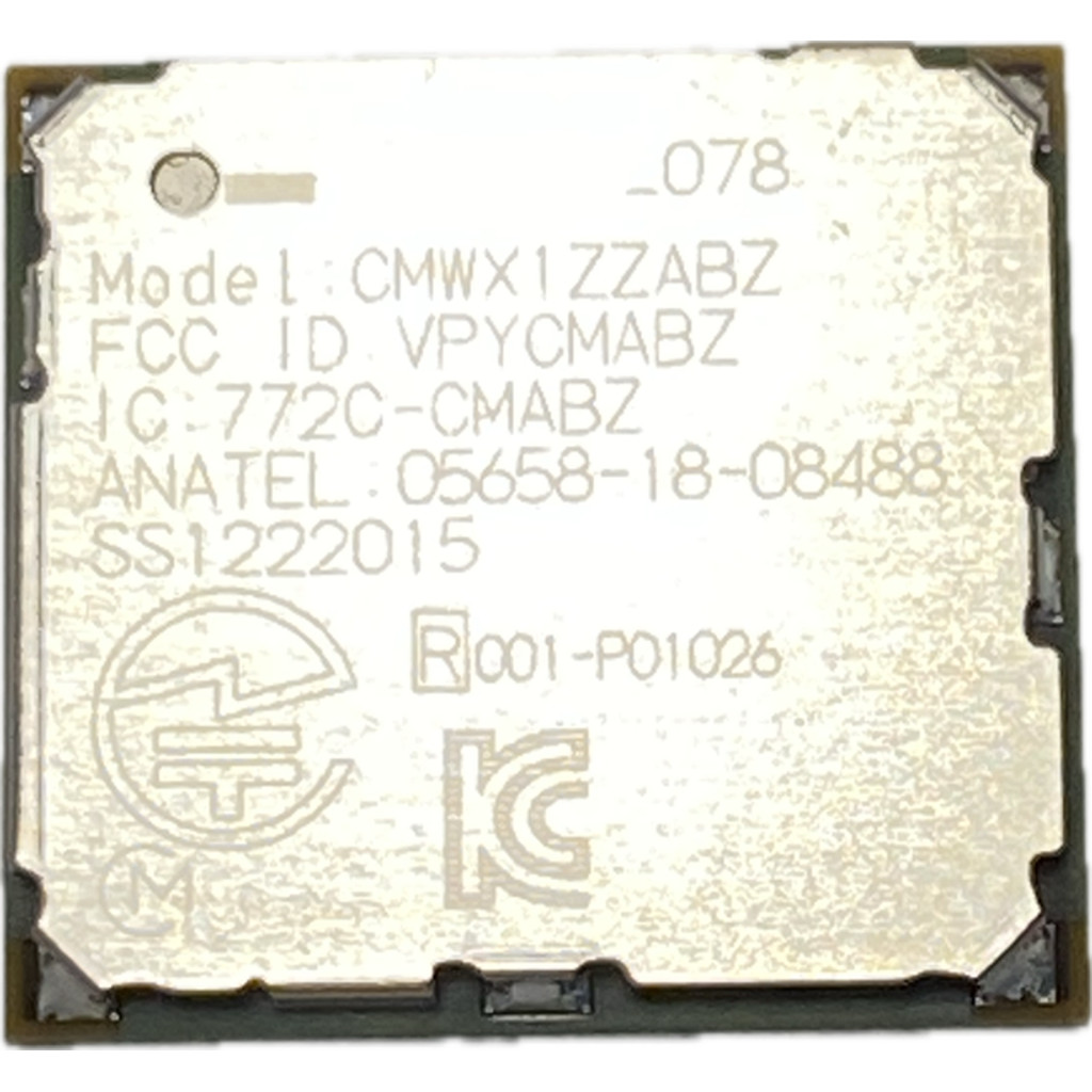 CMWX1ZZABZ-078 : Murata Electronics : Low power wide area network (LPWAN) wireless module