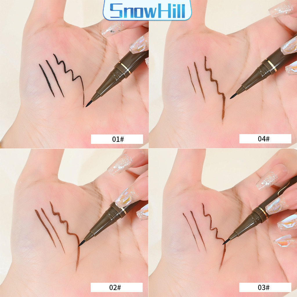 S.H ปากกาอายไลเนอร์  เนื้อลิขวิด กันน้ํา ติดทนนาน แห้งเร็ว 4 สี Eye Liner - รูปที่ 3