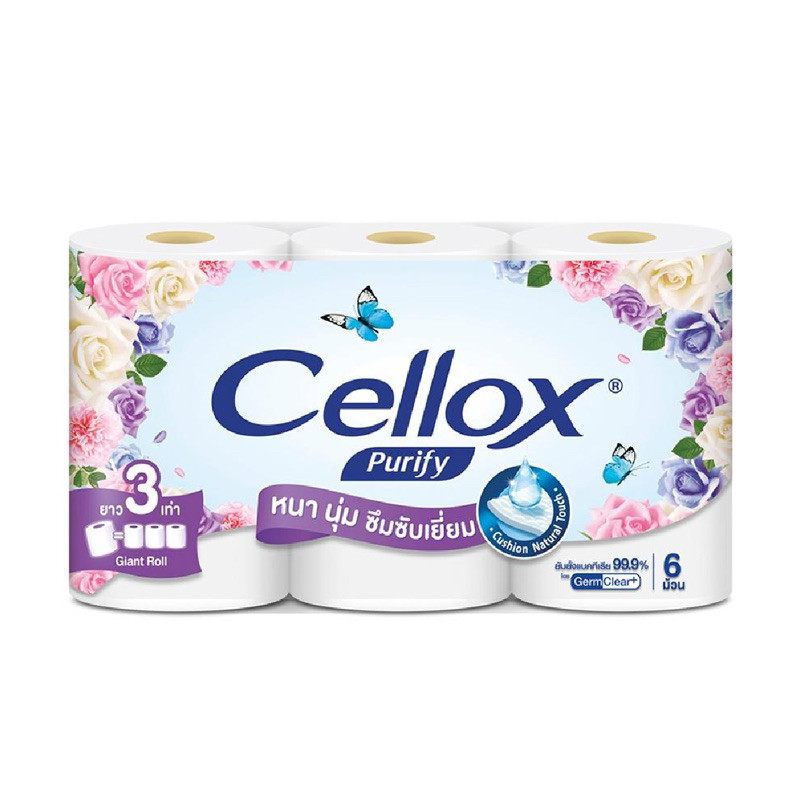 กระดาษชำระ CELLOX GIANT แพ็ค6