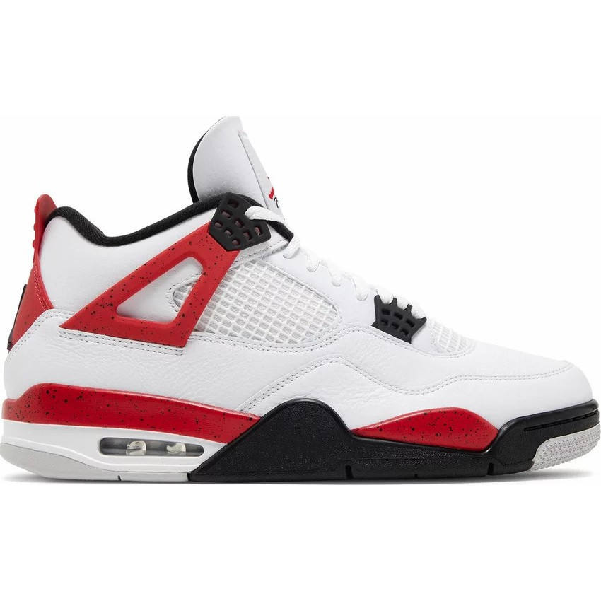 ♞nike Air Jordan 4 Red Cement กีฬา