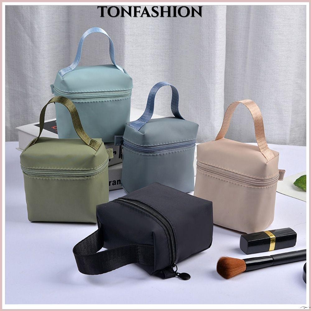 Tonfashion กระเป๋าเครื่องสําอาง กระเป๋าถือ ใส่ลิปสติก น้ํามันหอมระเหย