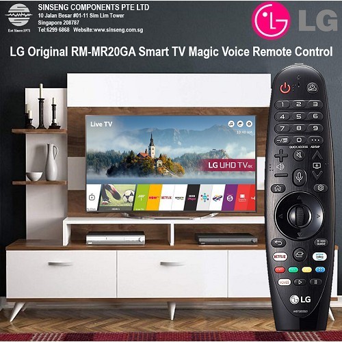 Universal Original LG Smart TV Magic Voice Remote Control (สมาร์ททีวี LG ทุกรุ่น) รุ่น: MR20GA