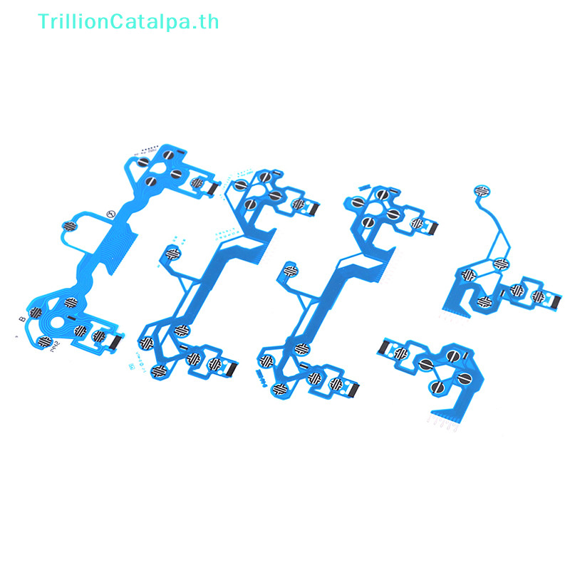 Trillioncatalpa ฟิล์มควบคุมจอยเกม สีฟ้า สําหรับ PS4 DS4 PRO Slim JDS 050 040 030 010 TH