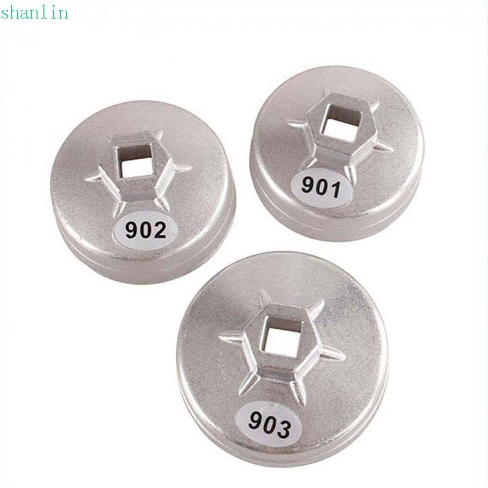 Shanlin ประแจถอดไส้กรองน้ํามันเครื่อง อลูมิเนียม ทรงสี่เหลี่ยม 1/2