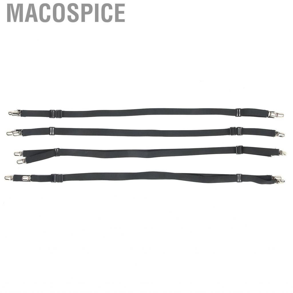 Macospice Sheet Strap  Nylon Good Toughness Clamp Metal Elastic Effect for Sofa Covers Single Bed Of Cushions