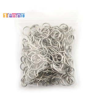 [Lemon] 100 ชิ้นสแตนเลสสตีลคลิปสําหรับ 1/10 1/16 RC HSP ใหม่ 100 ชิ้นสแตนเลสสตีลคลิป Pin สําหรับ 1/10 1/16 RC HSP 1/10 1/16 RC รถ 100 ชิ้นสแตนเลส St