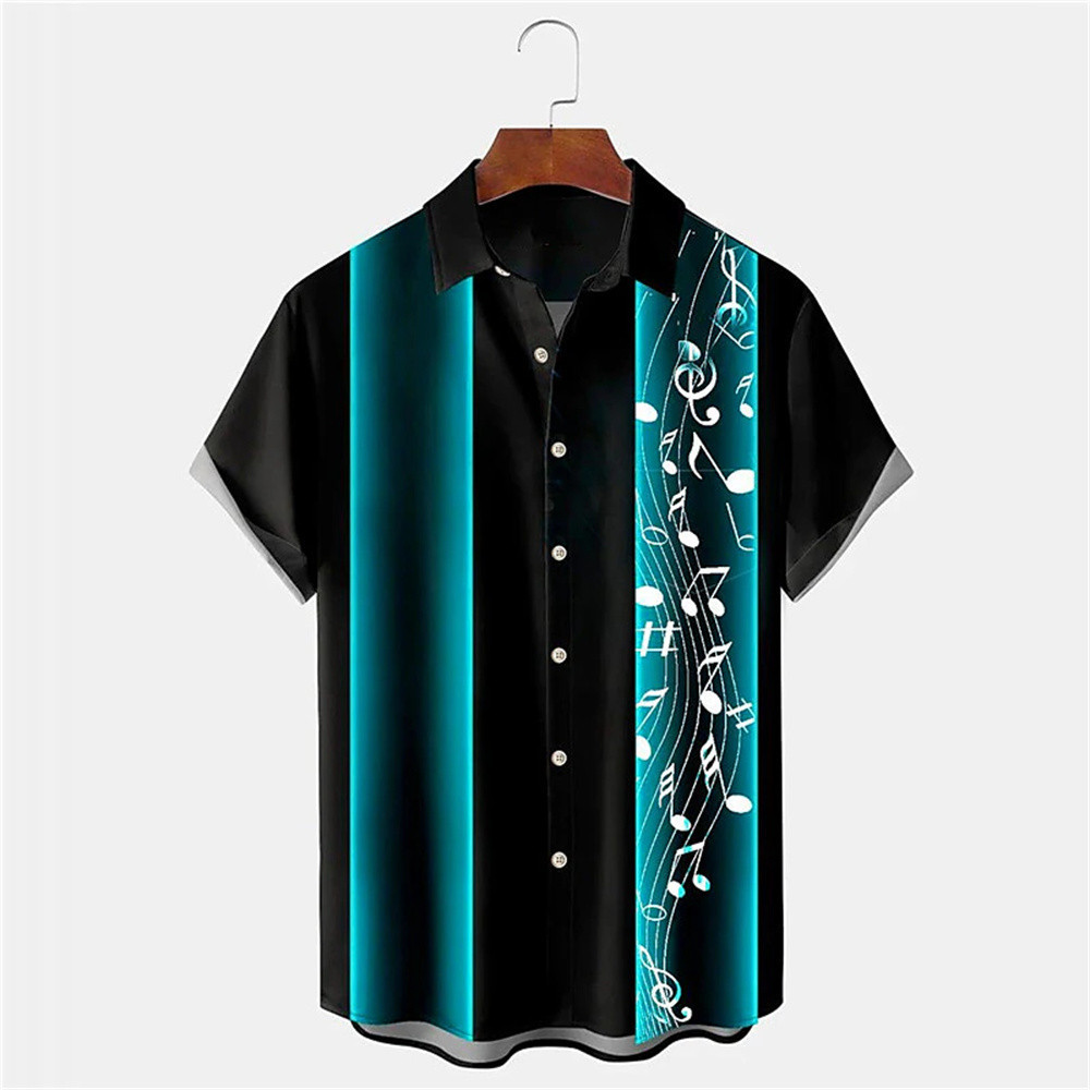 Songkran เสื้อยืดลําลอง แขนสั้น พิมพ์ลายทาง 3 มิติ ทรงหลวม สไตล์ฮาวาย เหมาะกับเดินชายหาด แฟชั่นสําหรับผู้ชาย