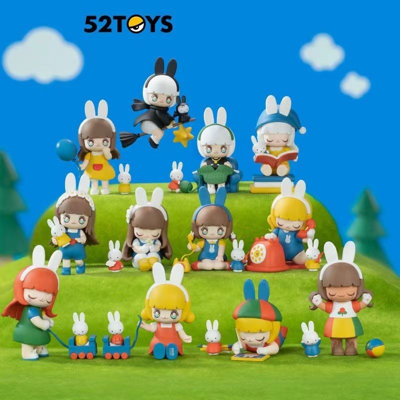 [สุ่ม 1 กล่องเล็ก] ใหม่ Kimmy &amp; Miki x Miffy New Friends Series Mystery Box ตุ๊กตาน่ารัก ของเล่นอินเทรนด์ ประกอบ Miffy Rabbit