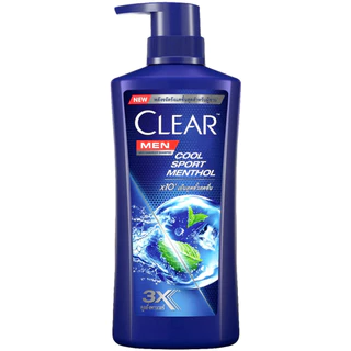 FernnyBaby เคลียร์ Clear 350ML แชมพูเคลีย หัวปั้ม ยาสระผม แชมพูสระผม แชมพูขจัดรังแค สูตร เคลียร์แชมพู สีน้ำเงิน คูลเม...