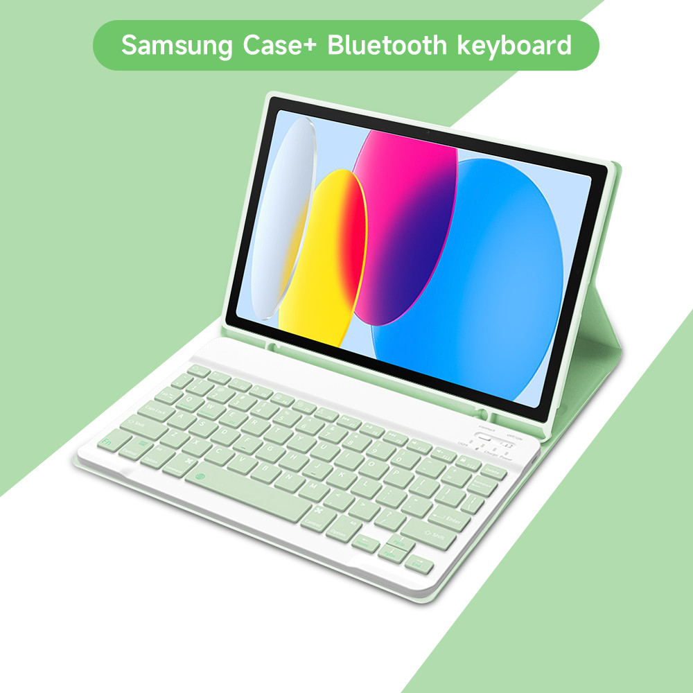 เคส พร้อมคีย์บอร์ด สําหรับ Samsung Galaxy Tab A8 10.5 S6 Lite Tab 10.4 S7 S8 11 S7 Plus S7 S8