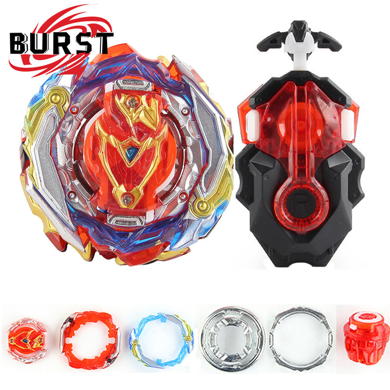 Beyblade Burst Set BU Booster B-201 Zest Achilles พร้อม B-184 Launcher ชุดของเล่นสําหรับเด็ก