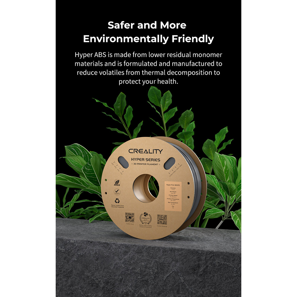 Creality 3D Filament Hyper ABS 1.75mm 1kg High-Speed Printing 3D Printer Filament