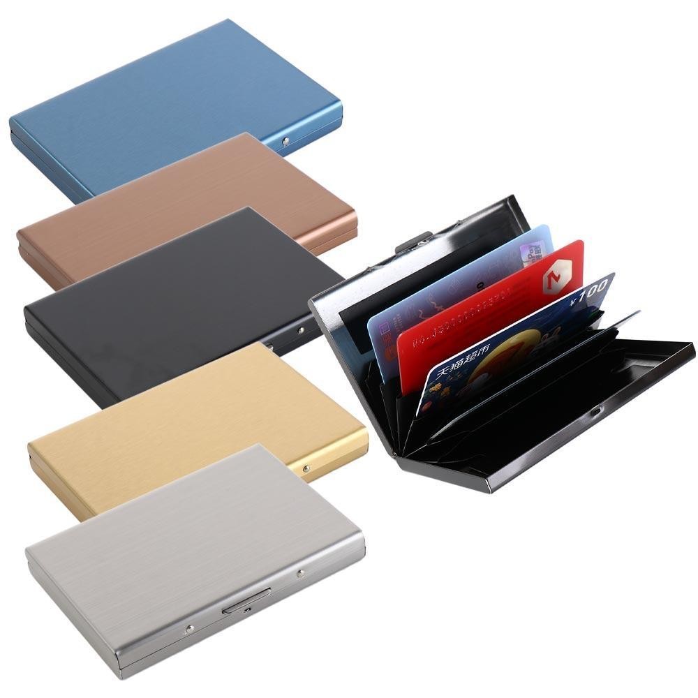 Kissfashionstyle ที่ใส่นามบัตร Water-proof Antimagnetic กล่องบัตรเครดิตกระเป๋าเดินทาง Multi-Card Bit บัตรเครดิต ID Document Bank Card Case